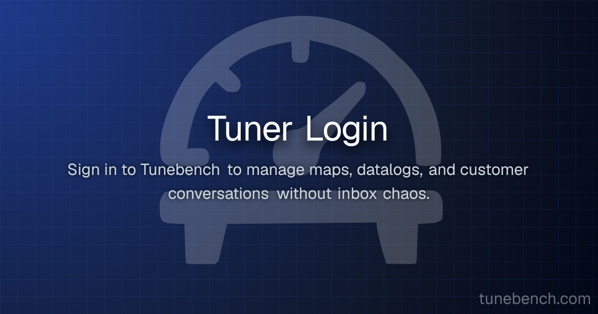Tuner Login | Tunebench